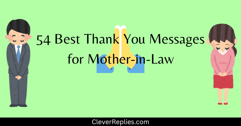 54 Best Thank You Messages for Mother-in-Law