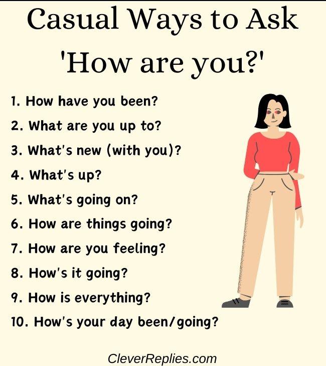 Casual Ways to Ask 'How are you?'