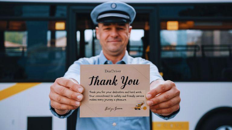 Thank You Notes for the Bus Driver