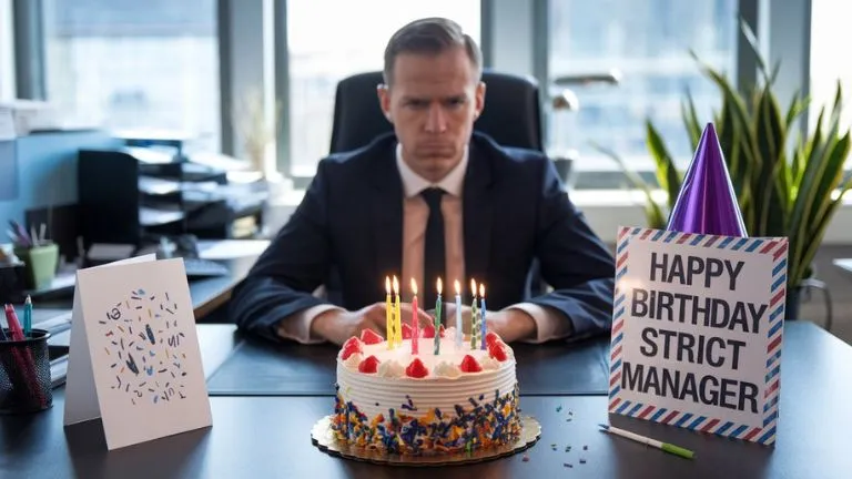 Funny Birthday Wishes For Strict Managers