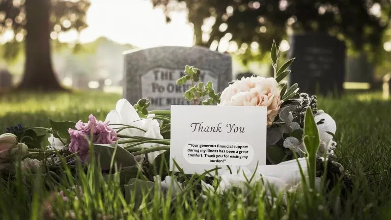 Appreciation Message for Financial Support During Burial