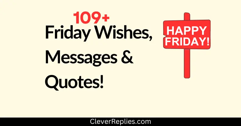 109+ Happy Friday Wishes, Messages & Quotes (You Can Just Copy)