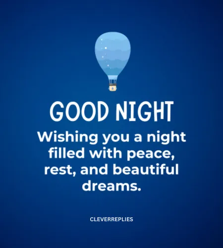 A heartfelt Good Night wish, perfect for sharing on social media, messages, and with loved ones.